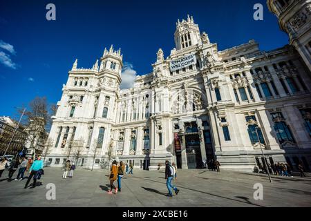 Palast der Kommunikation, Rathaus, 1919, Madrid, Spanien, Europa Stockfoto