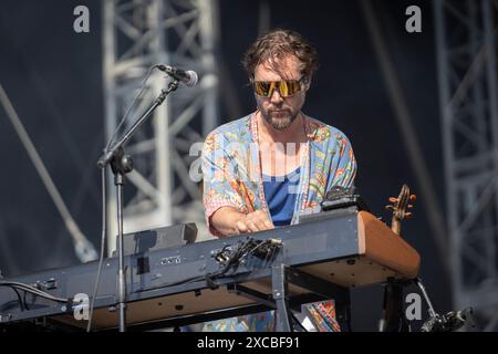 Deus in Concerto al Firenze Rocks 2024. Foto di Davide Merli Stockfoto