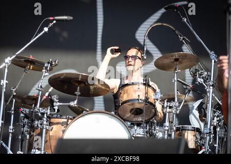 Deus in Concerto al Firenze Rocks 2024. Foto di Davide Merli Stockfoto