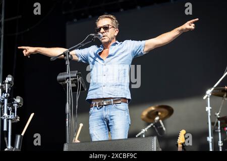 Deus in Concerto al Firenze Rocks 2024. Foto di Davide Merli Stockfoto