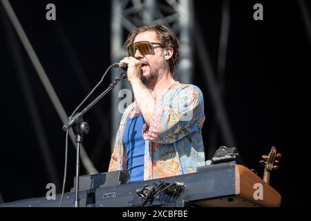 Deus in Concerto al Firenze Rocks 2024. Foto di Davide Merli Stockfoto