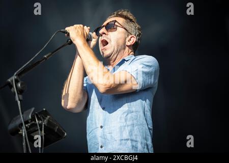 Deus in Concerto al Firenze Rocks 2024. Foto di Davide Merli Stockfoto