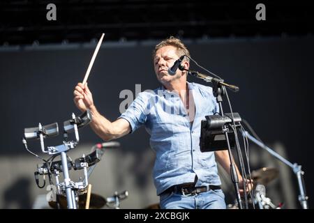 Deus in Concerto al Firenze Rocks 2024. Foto di Davide Merli Stockfoto