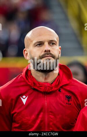 DORTMUND - Arlind Ajeti aus Albanien während des Gruppenspiels der UEFA ...