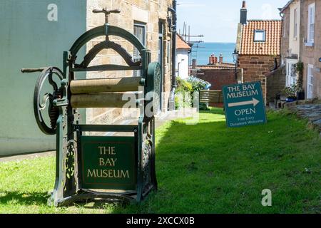 Das Bay Museum in Robin Hood's Bay, North Yorkshire, England, Großbritannien Stockfoto