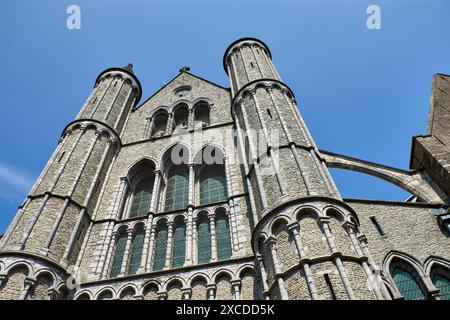 Brügge - Heilige Erlöser Kathedrale Sint-Salvatorskathedraal , die älteste Pfarrkirche von Brügge Stockfoto