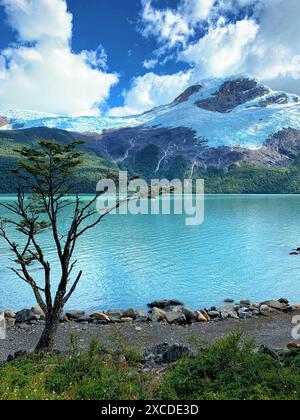 Lago Argentino Bergblick am Glaciar Spegazzini, Argentinien. Stockfoto