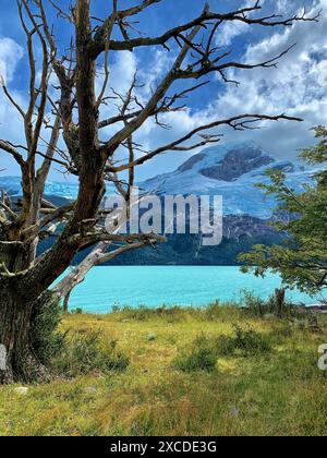 Lago Argentino Bergblick am Glaciar Spegazzini, Argentinien. Stockfoto