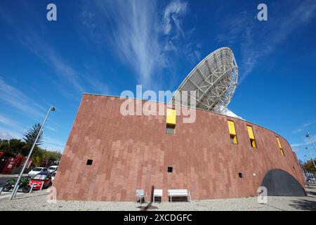 Teleskop, Museo de la Ciencia y el Cosmos, Wissenschaftsmuseum, San Cristobal de la Laguna, Teneriffa, Kanarische Inseln, Spanien. Stockfoto