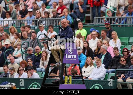 Halle Westf, Westfalen, Deutschland. Juni 2024. Impressionen beim Tennisschauen während der 31. TERRA WORTMANN OPEN, ATP500 - Herren Tennis (Bild: © Mathias Schulz/ZUMA Press Wire) NUR REDAKTIONELLE VERWENDUNG! Nicht für kommerzielle ZWECKE! Stockfoto