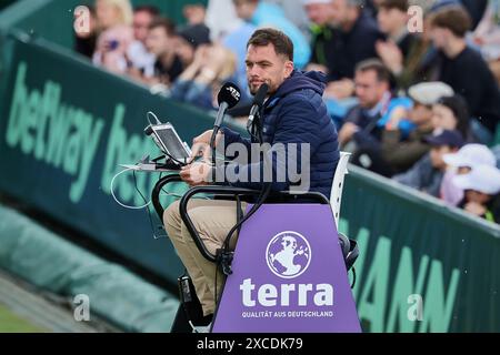 Halle Westf, Westfalen, Deutschland. Juni 2024. Eindrücke bei der Arbeit während der 31. TERRA WORTMANN OPEN, ATP500 - Herren Tennis (Bild: © Mathias Schulz/ZUMA Press Wire) NUR REDAKTIONELLE VERWENDUNG! Nicht für kommerzielle ZWECKE! Stockfoto