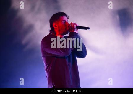 Die US-amerikanische Heavy-Metal-Band Avenged Sevenfold trat beim Rock im Park Festival in Nürnberg auf. Stockfoto