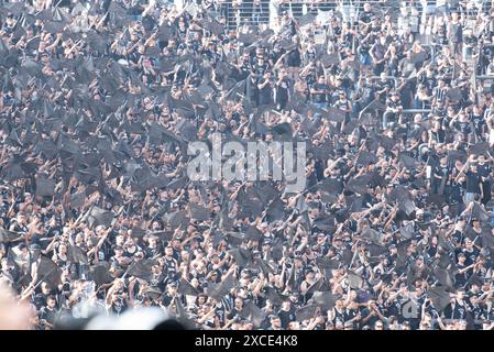 Sao Paulo, Sao Paulo, Brasilien. Juni 2024. Sao Paulo (SP), 16/2024 - BRAZILEIRO/CORINTHIANS Quimica Arena, in Sao Paulo-SP. (Kreditbild: © Ronaldo Barreto/TheNEWS2 via ZUMA Press Wire) NUR REDAKTIONELLE VERWENDUNG! Nicht für kommerzielle ZWECKE! Stockfoto