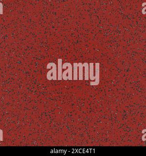 Roter Terrazzo-Boden mit Struktur, Dekorationsmaterial, Oberflächendesign Stockfoto