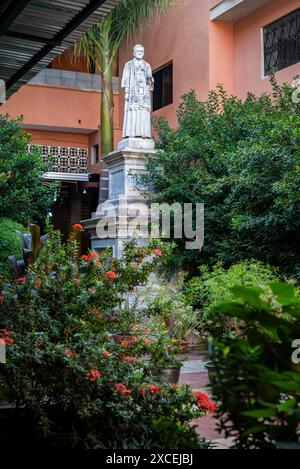 Atrium die Kirche Nuestra Señora de la Merced, erbaut 1534-1783, vom Orden der Heiligen Jungfrau Maria der Barmherzigkeit, Granada, Nicaragua Stockfoto