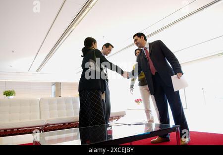 Bürogebäude. Zamudio. Biskaya. Spanien. Stockfoto