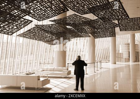 Iberdrola Tower. Bilbao. Bizkaia. Baskenland. Spanien. Stockfoto