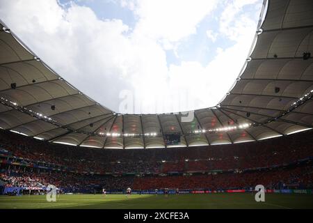 Hamburg, Deutschland. Juni 2024. Allgemeine Ansicht des Volksparkstadions während des Spiels der UEFA EURO 2024 Gruppe D zwischen Polen und den Niederlanden. (Endpunktzahl; Polen 1:2 Niederlande) Credit: SOPA Images Limited/Alamy Live News Stockfoto