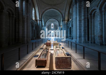 KÖNIGLICHE ABTEI FONTEVRAUD (1101-1119) FONTEVRAUD-L'ABBAYE FRANKREICH Stockfoto