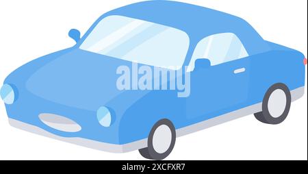 Ein Limousine von oben gesehen Stock Vektor