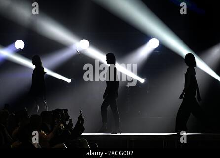 Prag, Tschechische Republik. Juni 2024. Weltfinale des Wettbewerbs Schwarzkopf Elite Model Look in Prag, Tschechische Republik, 15. Juni 2024. Quelle: Katerina Sulova/CTK Photo/Alamy Live News Stockfoto