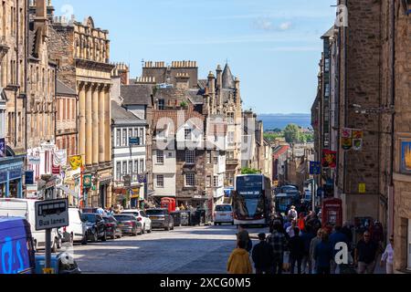 Die Royal Mile in Edinburgh, Schottland Stockfoto