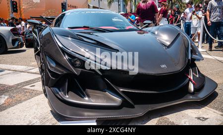 Los Angeles, USA. Juni 2024. 2019 Apollo IE Intensa Emozione. Oldtimer auf dem Rodeo Drive Concours d'Elegance. Quelle: Stu Gray/Alamy Live News. Stockfoto