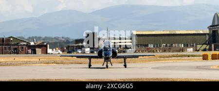 RAF Valley Militärflugzeug Stockfoto