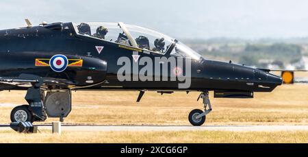 RAF Valley Militärflugzeug Stockfoto