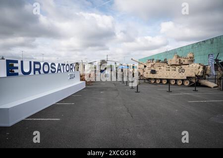 Eurosatory 2024 Rüstungsmesse Paris Frankreich Eurosatory 2024 Rüstungsmesse Paris Frankreich , Villepinte seine-Saint-Denis 93 France Parc des Expositions Paris Nord *** Eurosatory 2024 Armaments Fair Paris France Eurosatory 2024 Armaments Fair Paris France , Villepinte seine Saint Denis 93 France Parc des Expositions Paris Nord Stockfoto