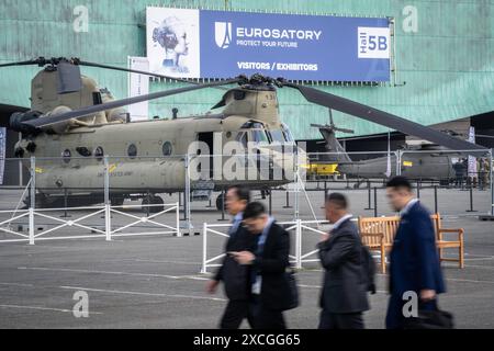 Eurosatory 2024 Rüstungsmesse Paris Frankreich Eurosatory 2024 Rüstungsmesse Paris Frankreich , Villepinte seine-Saint-Denis 93 France Parc des Expositions Paris Nord *** Eurosatory 2024 Armaments Fair Paris France Eurosatory 2024 Armaments Fair Paris France , Villepinte seine Saint Denis 93 France Parc des Expositions Paris Nord Stockfoto