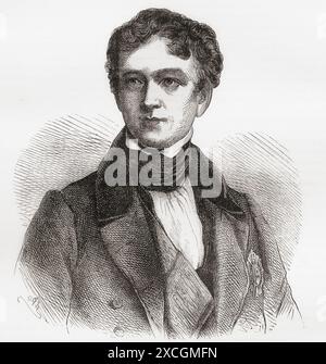 John George Lambton, 1. Earl of Durham, 1792–1840, alias „Radical Jack“ und Lord Durham. British Whig Staatsmann, Kolonialverwalter, Generalgouverneur und hoher kommissar von British North America. Aus Cassells illustrierter Geschichte Englands. Stockfoto