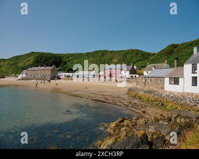 Porthdinllaen ist ein kleines Küstendorf auf der Halbinsel Llŷn im Dwyfor-Gebiet von Gwynedd, Wales, Großbritannien Stockfoto