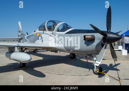 Embraer EMB 314 Super Tucano beim Beja Air Festival Stockfoto