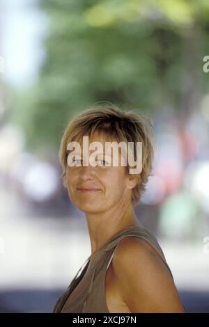 Annie LEMOINE - Datum : 20030601 ©John Foley/Opale.Photo Stockfoto