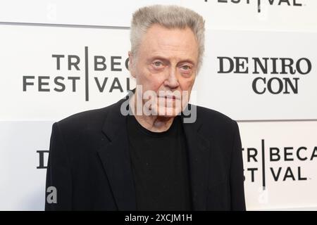 Juni 16, 2024, New York, New York, Vereinigte Staaten: Christopher Walken nimmt an „Before the Movie: An Introduction by Christopher Walken“ während des Tribeca Film Festivals in den Spring Studios in New York Teil (Credit Image: © Lev Radin/Pacific Press via ZUMA Press Wire). Nicht für kommerzielle ZWECKE! Stockfoto