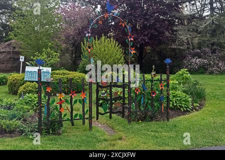 Der McGraw Family Garden of the Senses. Heritage Museums & Gardens. Die Stadt Sandwich, Cape Cod, Massachusetts, USA Stockfoto