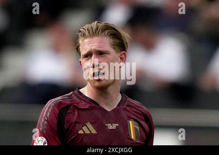 Frankfurt, Deutschland. Juni 2024. Belgiens Kevin de Bruyne während des Fußball-Europameisterspiels 2024 zwischen Belgien und der Slowakei in der Frankfurt Arena, Frankfurt, Deutschland - Montag, 17. Juni 2024. Sport - Fußball . (Foto: Spada/LaPresse) Credit: LaPresse/Alamy Live News Stockfoto