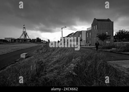 HEARTLANDS POOL CAMBOURNE CAMBORNE WELTKULTURERBE BERGBAU MOTORHAUS Stockfoto