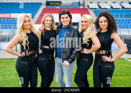 Roy Donders tritt im Willem II Stadium auf, um während einer Home Caretakers Conference aufzutreten. Tilburg, Niederlande. Tilburg Wwillem II Stadion Noord-Brabant Nederland Copyright: XGuidoxKoppesxPhotox Stockfoto
