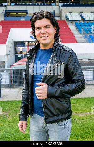 Roy Donders tritt im Willem II Stadium auf, um während einer Home Caretakers Conference aufzutreten. Tilburg, Niederlande. Tilburg Wwillem II Stadion Noord-Brabant Nederland Copyright: XGuidoxKoppesxPhotox Stockfoto