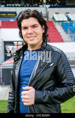 Roy Donders tritt im Willem II Stadium auf, um während einer Home Caretakers Conference aufzutreten. Tilburg, Niederlande. Tilburg Wwillem II Stadion Noord-Brabant Nederland Copyright: XGuidoxKoppesxPhotox Stockfoto