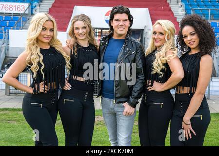 Roy Donders tritt im Willem II Stadium auf, um während einer Home Caretakers Conference aufzutreten. Tilburg, Niederlande. Tilburg Wwillem II Stadion Noord-Brabant Nederland Copyright: XGuidoxKoppesxPhotox Stockfoto