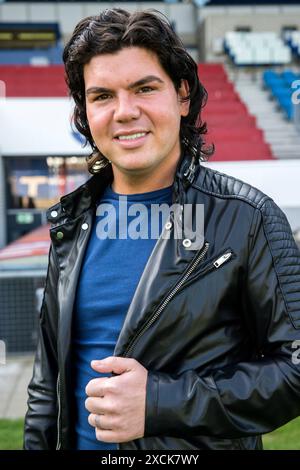 Roy Donders tritt im Willem II Stadium auf, um während einer Home Caretakers Conference aufzutreten. Tilburg, Niederlande. Tilburg Wwillem II Stadion Noord-Brabant Nederland Copyright: XGuidoxKoppesxPhotox Stockfoto
