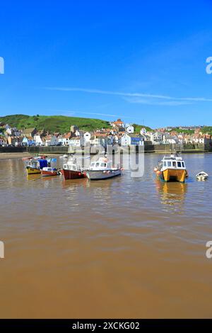 Staithes Harbour, Staithes, North Yorkshire, North York Moors National Park, England, Vereinigtes Königreich. Stockfoto
