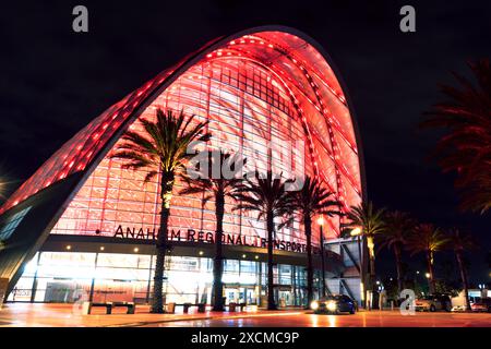 Anaheim Regional Transportation Intermodal Center in Südkalifornien Stockfoto