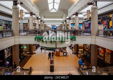 Innenansicht des Einkaufszentrums Walden Galleria in Buffalo, NY Stockfoto