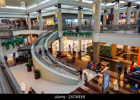 Innenansicht des Einkaufszentrums Walden Galleria in Buffalo, NY Stockfoto