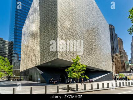 New York, NY – USA – 7. Juni 2024 das Perelman Performing Arts Center, ein modernes Meisterwerk, besticht durch sein schlankes Design und verspricht eine Welt der kunst Stockfoto
