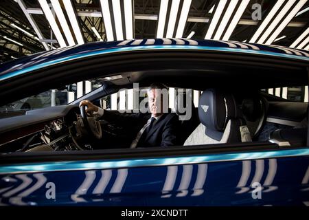 Adrian Hallmark - CEO von Bentley Motors Adrian Hallmark - Bentley Motors Stockfoto